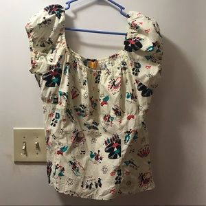 Bernie Dexter Peasant top in Atomic Festival 🎯